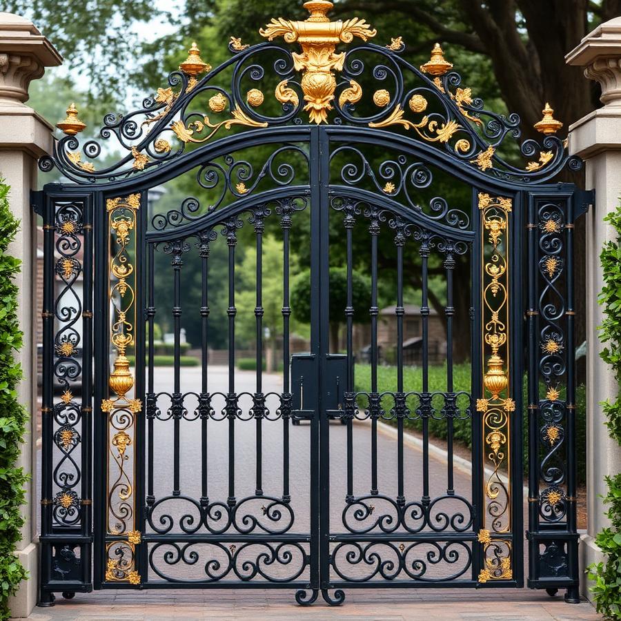 Golden Baroque Gate
